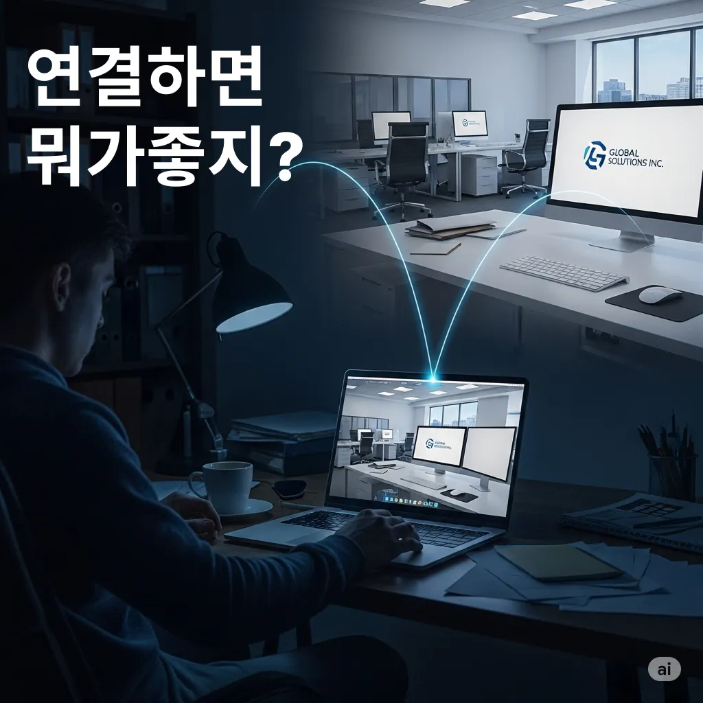 원격 데스크탑 연결 방법